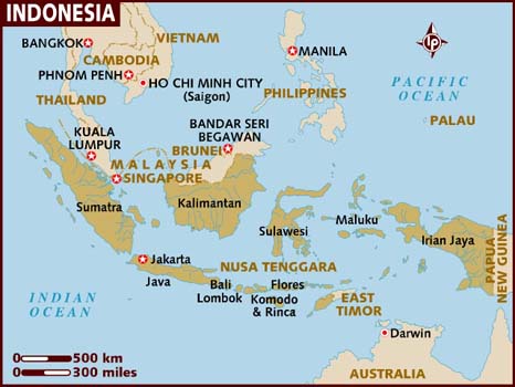 indonesia map